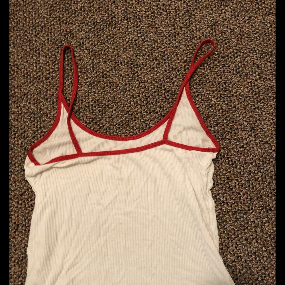 Pac sun tank with burnt orange trim